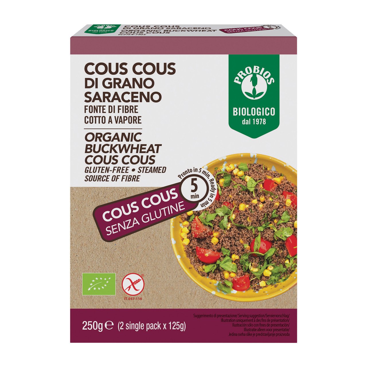 Produkt CousCous Buchweizen, glutenfrei, EU Bio Bio Partner Schweiz AG