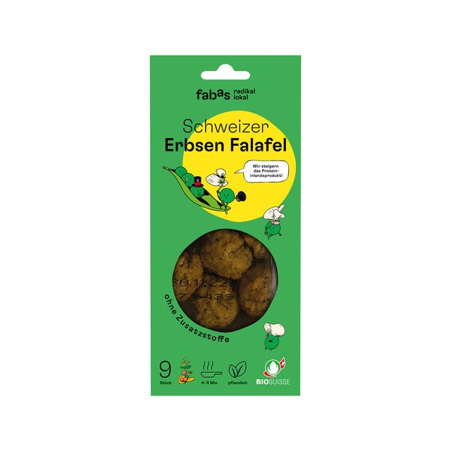 Produkt: Schweizer Erbsen Falafel, Bio Knospe Schweiz - Bio Partner ... Produkt: Schweizer Erbsen Falafel, Bio Knospe Schweiz - Bio Partner ...